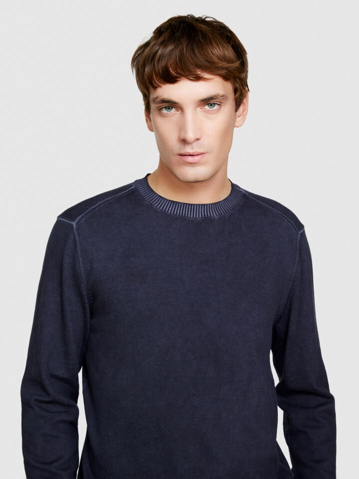 Ombre sweater - men's crew neck sweaters - Black | Sisley image number 5
